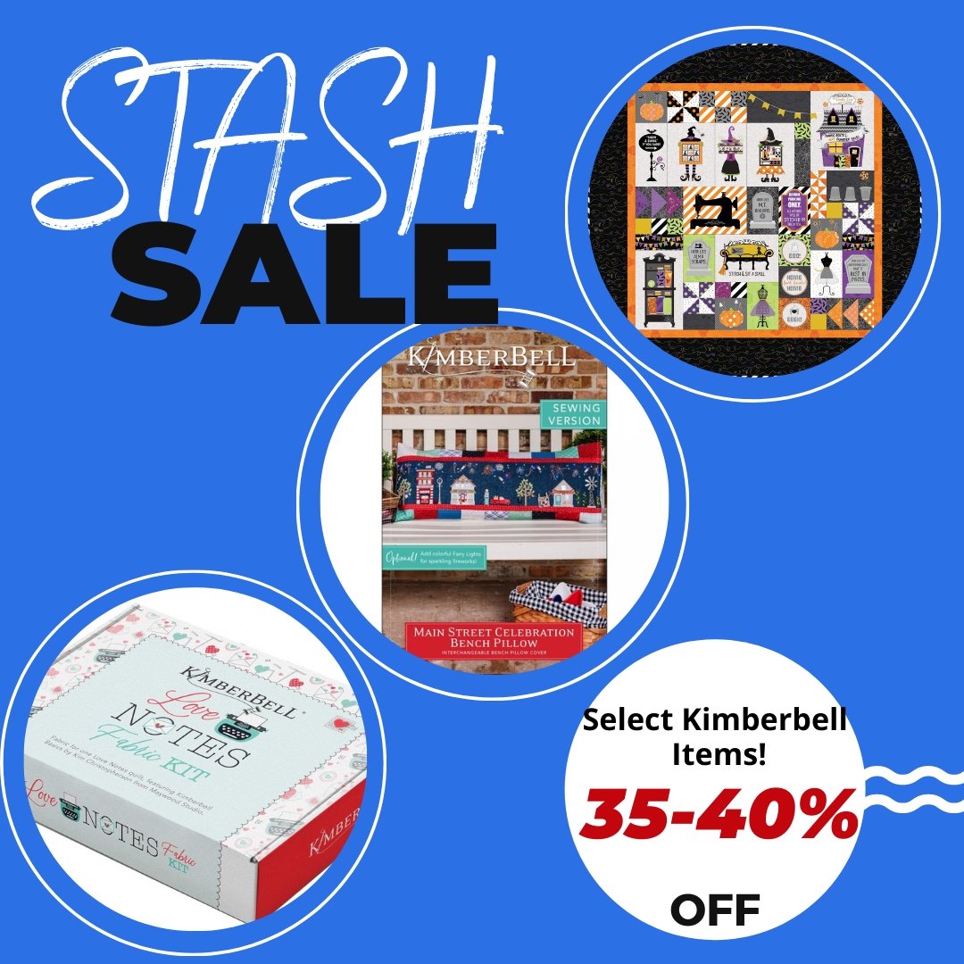 Stash Sale - 40% off SELECT Kimberbell items!  AND 15% off Riley Blake Designs fabrics with coupon code! | RebsFabStash