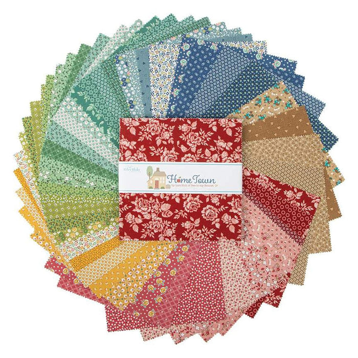 Lori Holt Home Town - Fat Quarter Bundle (42) 18" x 21" pieces - Hometown fabrics - Riley Blake