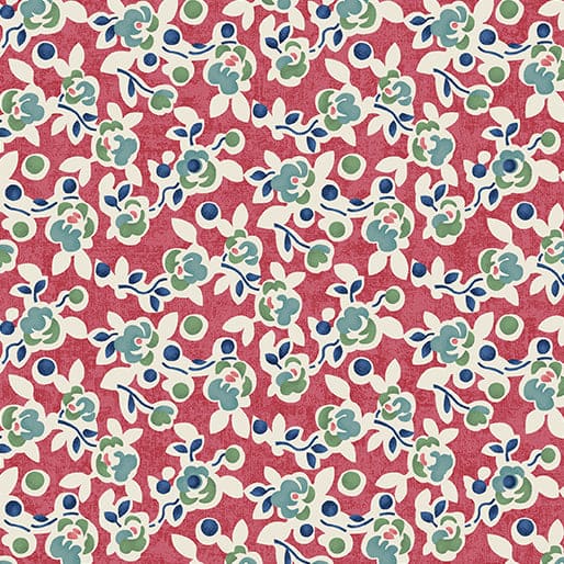 Wander Lane - Dew Drops - per yard - Nancy Halvorsen for Benartex - Navy - 13609-11