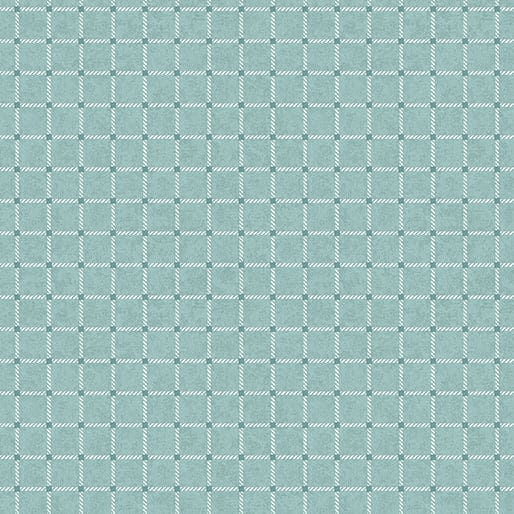 Wander Lane - Vines - per yard - Nancy Halvorsen for Benartex - Aqua - 13607-24