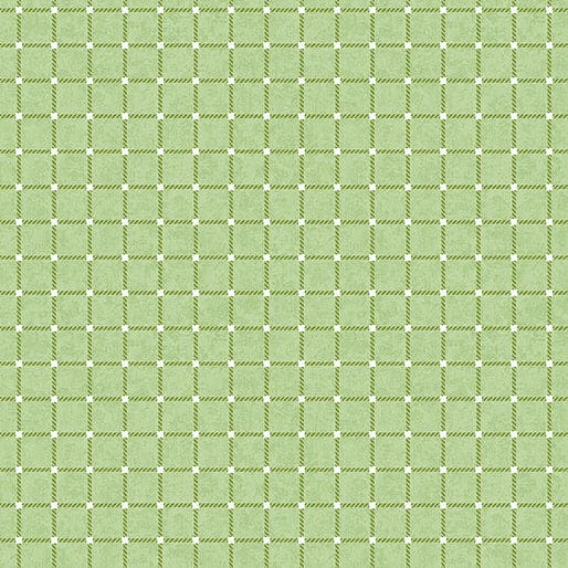 Wander Lane - Criss Cross - per yard - Nancy Halvorsen for Benartex - Celery - 13604-40-RebsFabStash