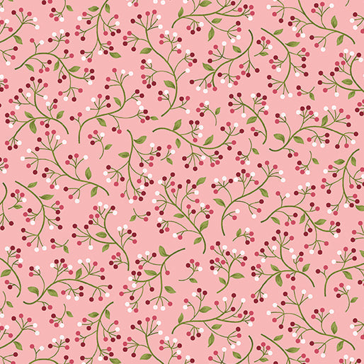 Wander Lane - Snippets - per yard - Nancy Halvorsen for Benartex - White - 13606-09