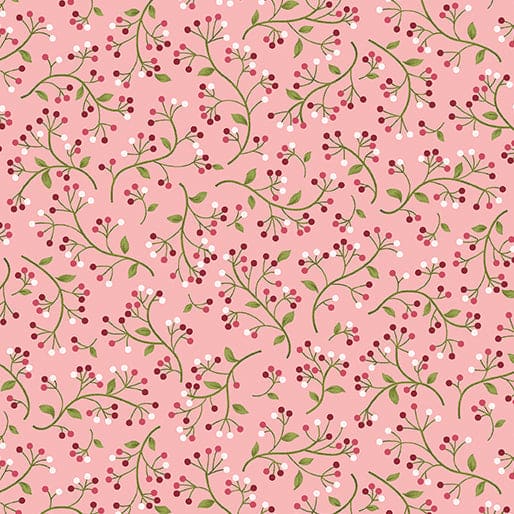 Wander Lane - Posies - per yard - Nancy Halvorsen for Benartex - Blue Grass - 13603-47