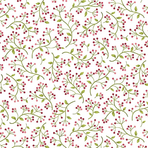 Wander Lane - Dew Drops - per yard - Nancy Halvorsen for Benartex - Nickel - 13609-14