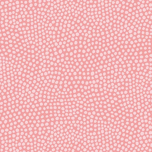 Wander Lane - Dew Drops - per yard - Nancy Halvorsen for Benartex - Coral - 13609-27-RebsFabStash