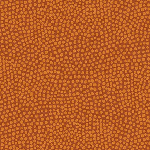 Wander Lane II - Pebbles - per yard - Nancy Halvorsen for Benartex - Pumpkin - 13660-36-Yardage - on the bolt-RebsFabStash