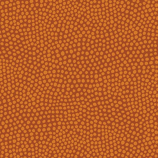 Wander Lane II - Pebbles - per yard - Nancy Halvorsen for Benartex - Pumpkin - 13660-36-Yardage - on the bolt-RebsFabStash