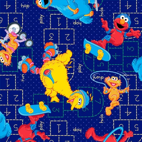 Sesame Street - per 18"x 43" panel - Quilting Treasures - Character Blocks - Blocks - 27910 X