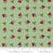 I Believe in Angels by Bunny Hill Designs for MODA - per yard - Mistletoe - holly and bells- 3002 14-Yardage - on the bolt-RebsFabStash