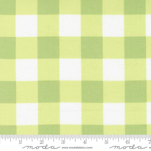 Sunwashed by Corey Yoder of coriander Quilts for MODA - per yard - Light Lime - large gingham - 29165 15-Yardage - on the bolt-RebsFabStash