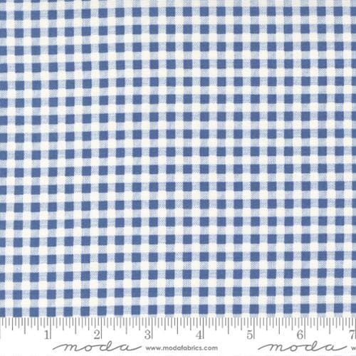 Blueberry Delight by Bunny Hill for Moda - Blueberry - blue gingham - 3038 13-Yardage - on the bolt-RebsFabStash