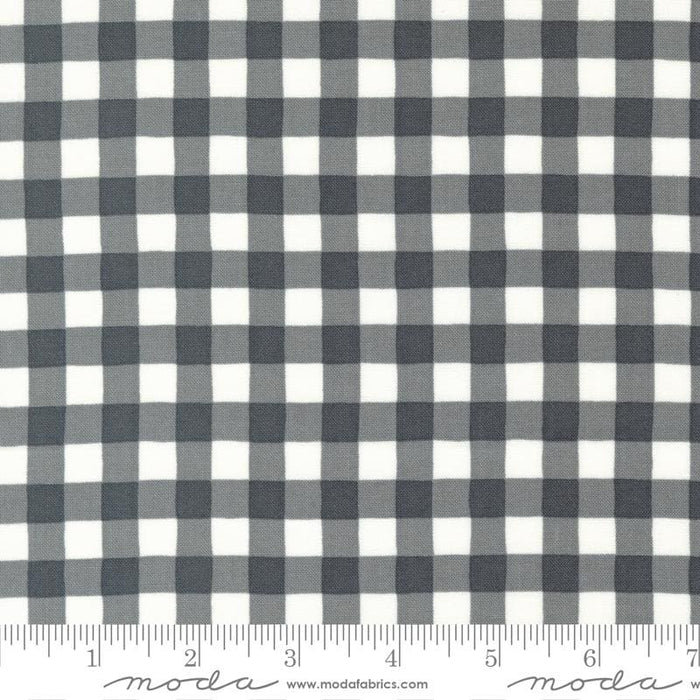 Honey Lavender by Deb Strain for MODA - per yard - Charcoal - medium gingham - 56086 17-Yardage - on the bolt-RebsFabStash