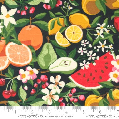 Fruit Loop by Basic Grey for Moda - Black Currant - mixed fruit - 30730 17-Yardage - on the bolt-RebsFabStash