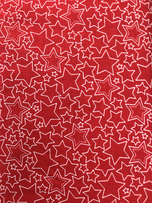 Sweet Freedom - per yard - by Beverly McCullough for Riley Blake Designs - Red Stars - C14414 RED-Yardage - on the bolt-RebsFabStash