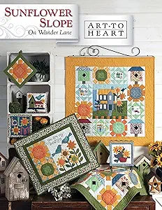 On Wander Lane - Art to Heart - Book/Patterns - by Nancy Halvorsen - block Quilt - Mini Quilts Wall Hangings - Set of 12