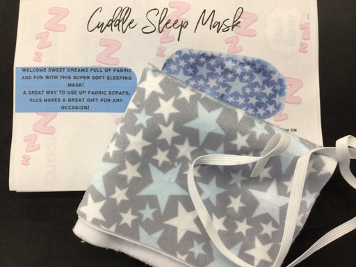 January 2024 Stash Box Project- Cuddle Sleep Mask - Limited Stock - Exclusive One Time Only Opportunity - SLEEPMASK-KIT-Stash Box-RebsFabStash