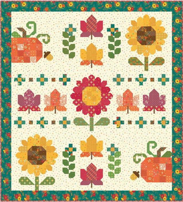 Autumn Afternoon Sampler - Quilt PATTERN - By Heather Peterson for Anka's Treasures - ANK 355