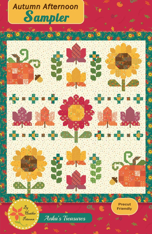 Autumn Afternoon Sampler - Quilt PATTERN - By Heather Peterson for Anka's Treasures - ANK 355-Patterns-RebsFabStash