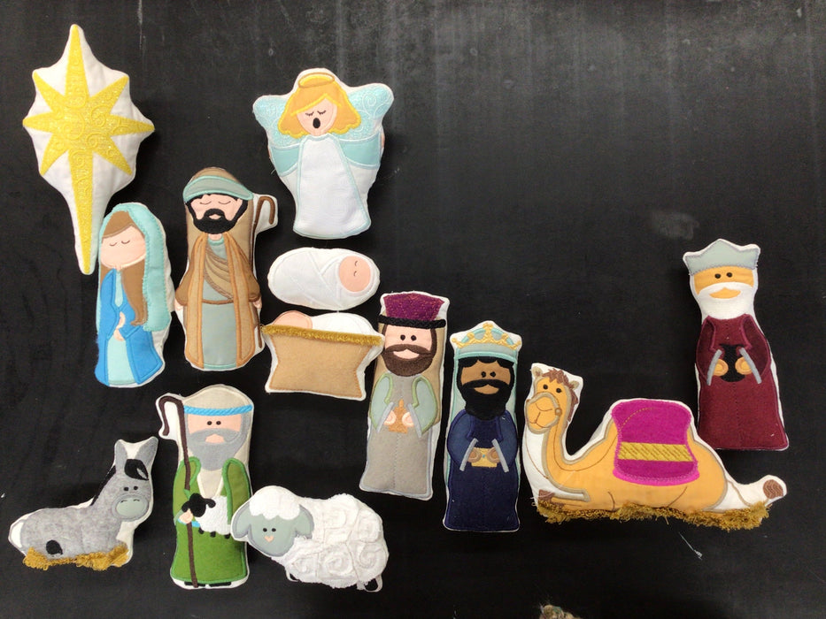 Nativity Stuffies - FABRIC KIT ONLY - RFS - KIT-NATIVITYSTUFFIES