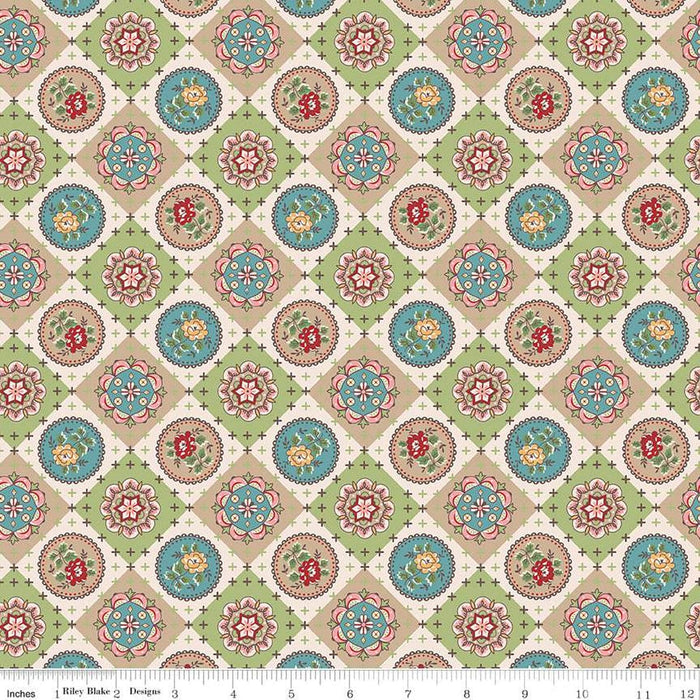 Mercantile - Lori Holt for Riley Blake Designs - Mercantile Treasure - C14400-Wedgewood