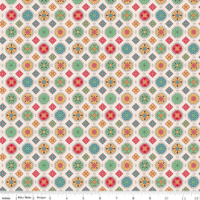 Mercantile - Lori Holt for Riley Blake Designs - Mercantile Dearest - C14387-Coral