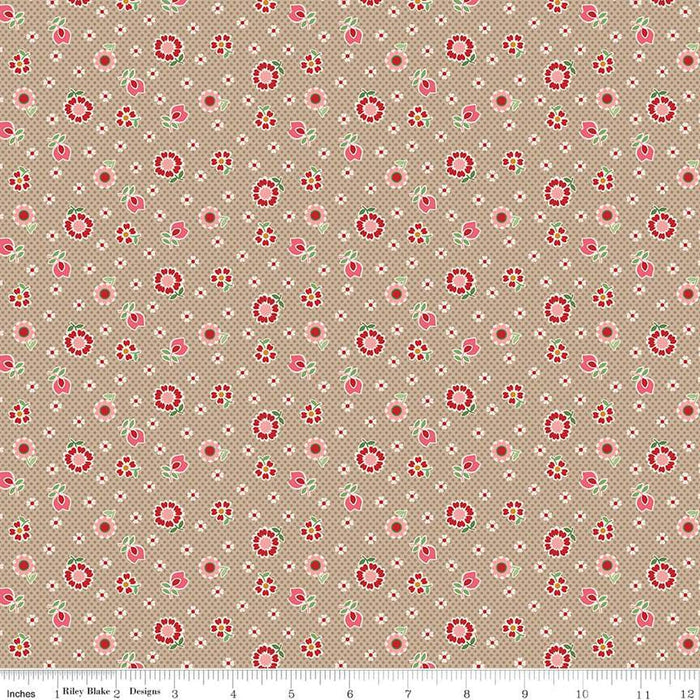 Mercantile - Lori Holt for Riley Blake Designs - Mercantile Sweet - C14397-Tea Rose