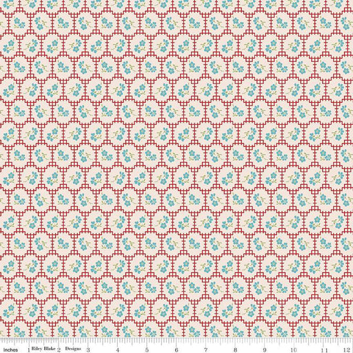 Mercantile - Lori Holt for Riley Blake Designs - Mercantile Recollect - C14393-Schoolhouse-Yardage - on the bolt-RebsFabStash