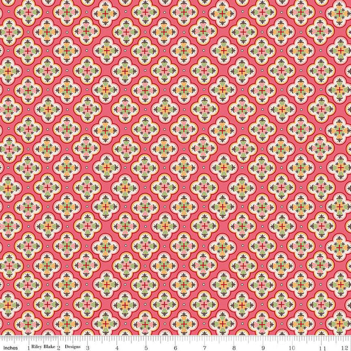 Mercantile - Lori Holt for Riley Blake Designs - Mercantile Dearest - C14387-Coral