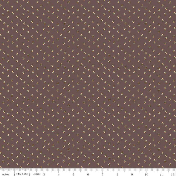 Mercantile - Lori Holt for Riley Blake Designs - Mercantile Sweet - C14397-Espresso-Yardage - on the bolt-RebsFabStash