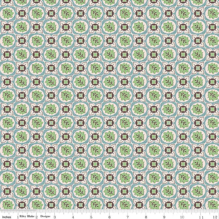 Mercantile - Lori Holt for Riley Blake Designs - Mercantile Treasure - C14400-Wedgewood-Yardage - on the bolt-RebsFabStash