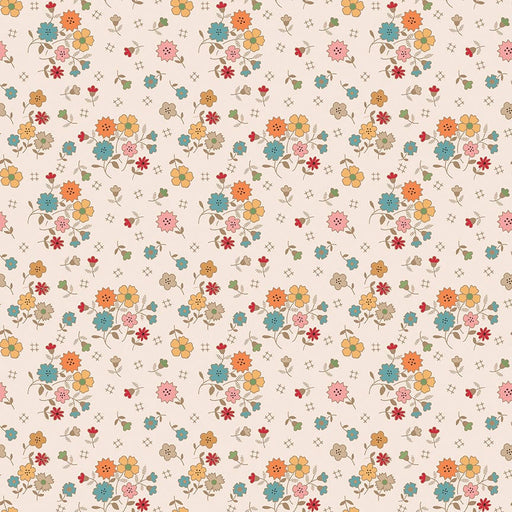 Autumn - Lori Holt for Riley Blake Designs - per yard - Latte Floral on cream - C14650-Latte