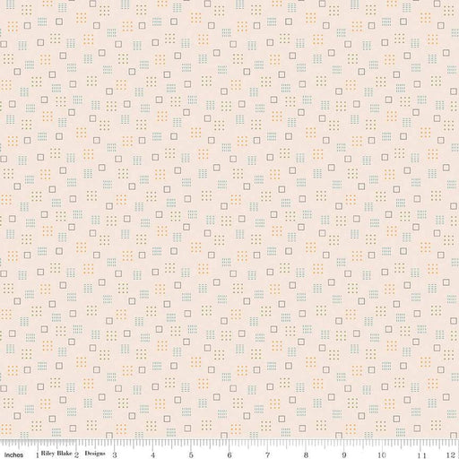 Autumn - Lori Holt for Riley Blake Designs - per yard - Latte Squares - C14653-LATTE-Yardage - on the bolt-RebsFabStash