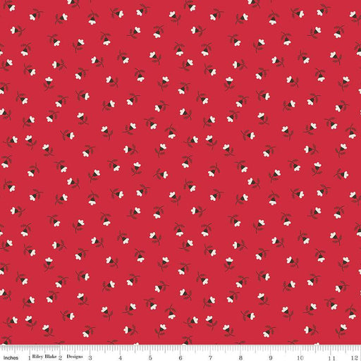 Autumn - Lori Holt for Riley Blake Designs - per yard - Riley Red Blossom - C14654-RILEY RED-Yardage - on the bolt-RebsFabStash