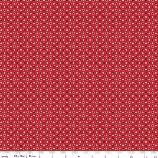 Autumn - Lori Holt for Riley Blake Designs - per yard - Schoolhouse Dots - C14657-SCHOOLHOUSE-Yardage - on the bolt-RebsFabStash