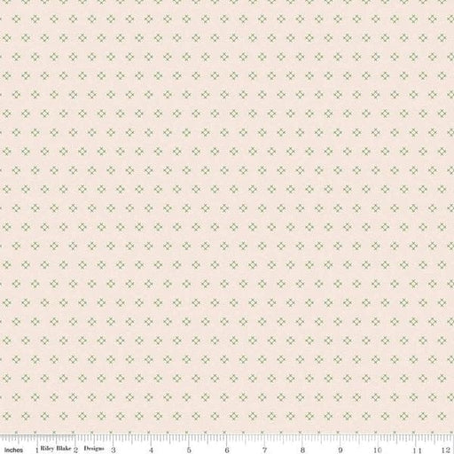 Autumn - Lori Holt for Riley Blake Designs - per yard - Latte Stitch - C14658-LATTE-Yardage - on the bolt-RebsFabStash