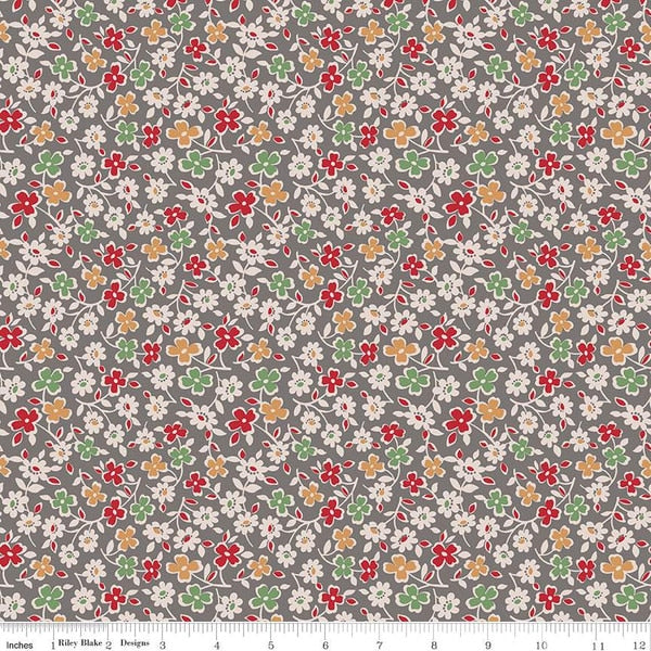 Autumn - Lori Holt for Riley Blake Designs - per yard - Milk Can Cosmos - C14659-MILKCAN-Yardage - on the bolt-RebsFabStash