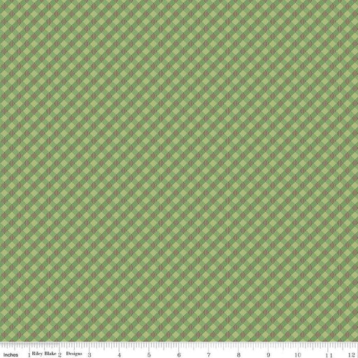 Autumn - Lori Holt for Riley Blake Designs - per yard - Basil Gingham - C14660-BASIL-Yardage - on the bolt-RebsFabStash