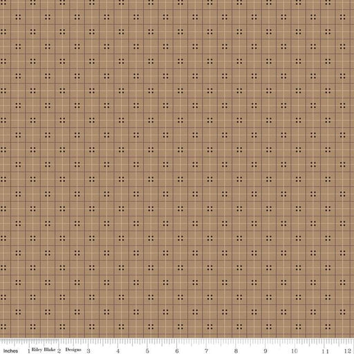 Autumn - Lori Holt for Riley Blake Designs - per yard - Brown Sugar Homespun - C14661-BROWNSUGAR-Yardage - on the bolt-RebsFabStash