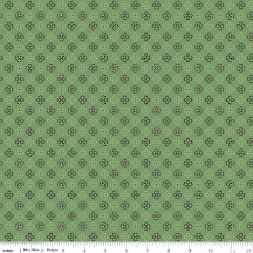 Autumn - Lori Holt for Riley Blake Designs - per yard - Basil Kerchief - C14668-BASIL-Yardage - on the bolt-RebsFabStash