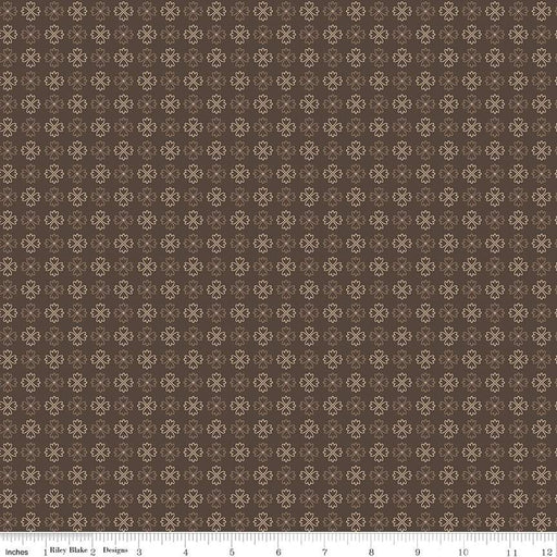 Autumn - Lori Holt for Riley Blake Designs - per yard - Raisin Kerchief - C14668-RAISIN-Yardage - on the bolt-RebsFabStash