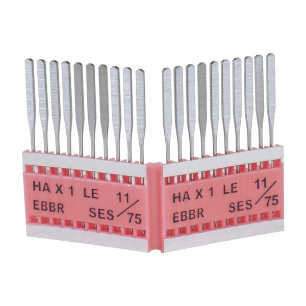 20 pack - 75/11 flat shank - Light Ballpoint - Sewing machine or embroidery machine needles - CERAMIC COATED! from DIME