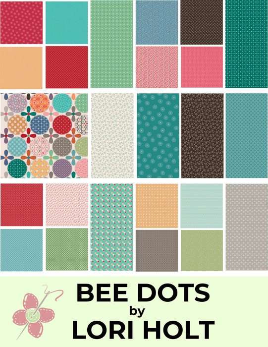 Quilted Witch Quilt Kit Featuring Bee Dots by Lori Holt- 76.5 X 89.5 –  HandmadeIsHeartmade