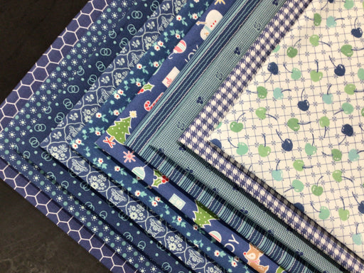 Lori Holt Denims - PROMO Fat Quarter Bundle - (12) or (10) FQ's -18" x 21" - by Lori Holt of Bee in my Bonnet for Riley Blake-Fat Quarters/F8s/Bundles-RebsFabStash