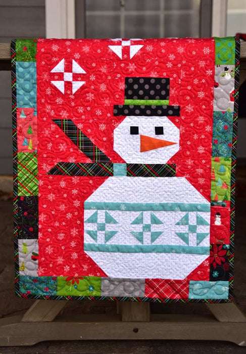 Mr Frosty - Quilt PATTERN - By Heather Peterson for Anka's Treasures - Winter - 5" Square Friendly - ANK 335