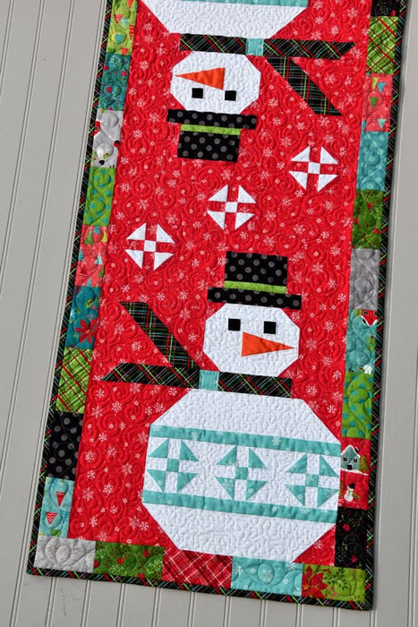 Mr Frosty - Quilt PATTERN - By Heather Peterson for Anka's Treasures - Winter - 5" Square Friendly - ANK 335