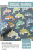 Social Sharks - Quilt PATTERN - by Elizabeth Hartman - multiple quilt sizes + pillow