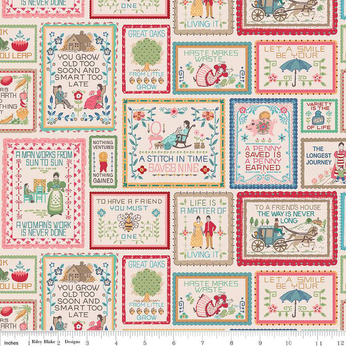 Riley Blake Mercantile Multi Charming Geometric Fabric