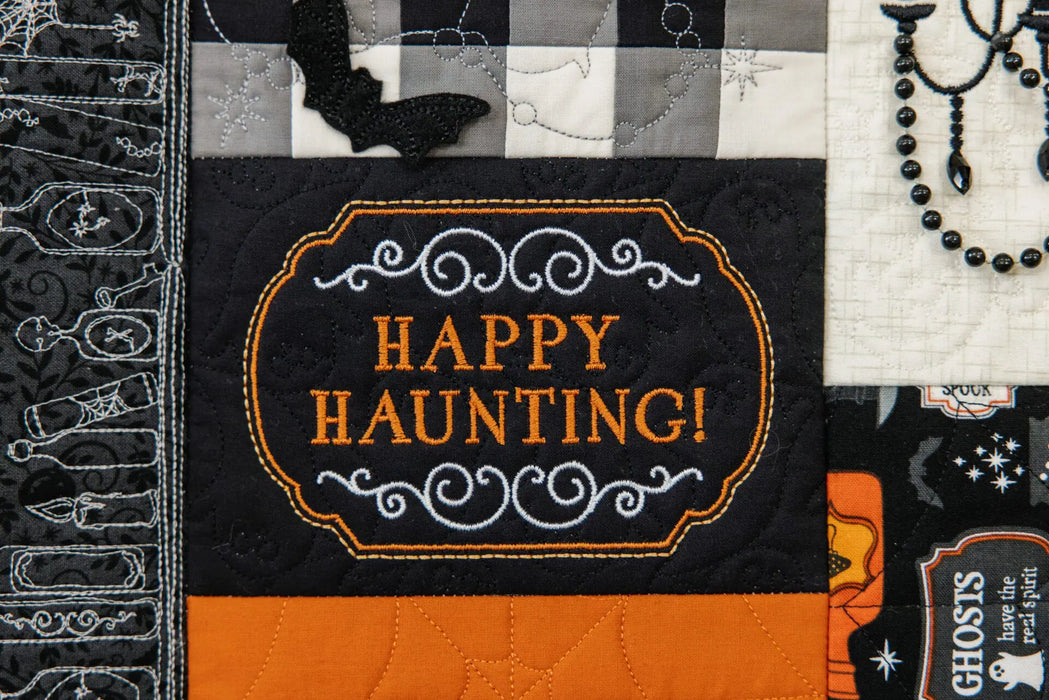 Kimberbell Pumpkins & Potions Ladder Quilt - EMBROIDERY PATTERN BOOK & CD - by Kimberbell for Maywood Studio - KD817