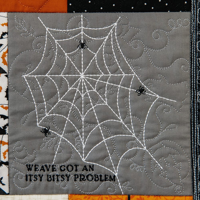 Kimberbell Pumpkins & Potions Ladder Quilt - EMBROIDERY PATTERN BOOK & CD - by Kimberbell for Maywood Studio - KD817