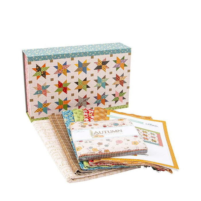 Lori Holt AUTUMN SKIES RUNNER BOXED Quilt KIT - Lori Holt - AUTUMN fabrics - Riley Blake - Table Runner Fabric Kit - kt-14651